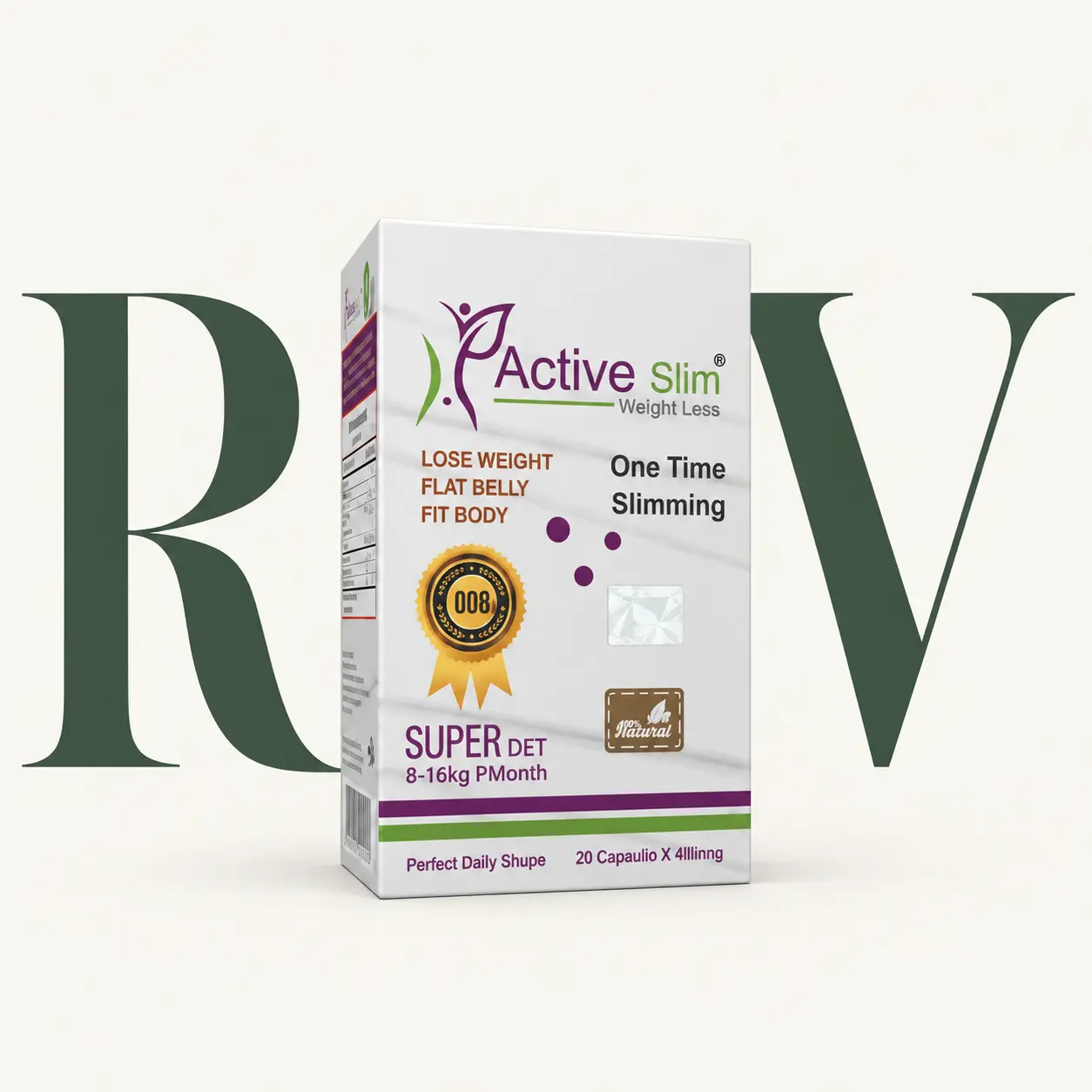 Active – مكمل غذائي نباتي (30 كبسولة) — عبوة المنتج