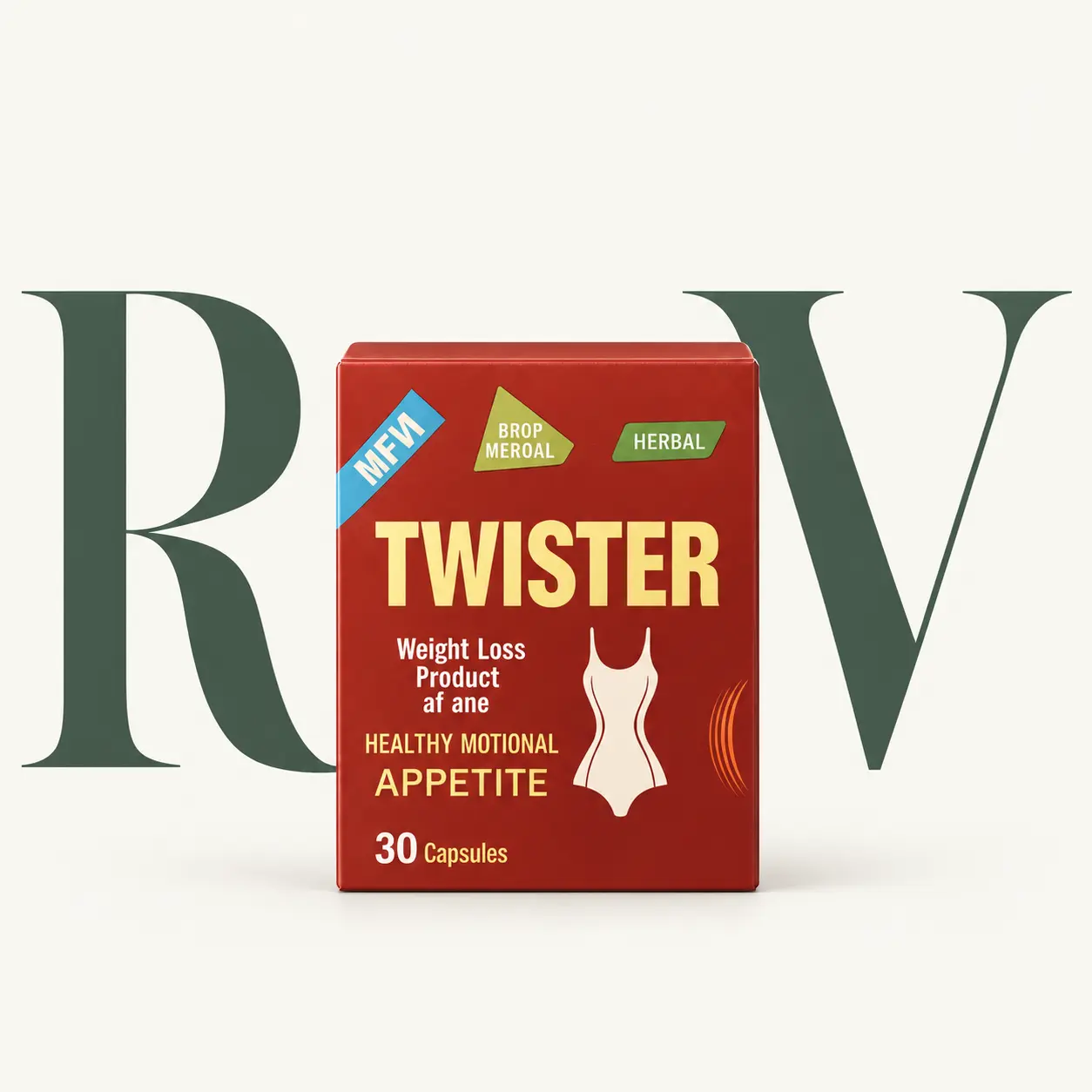 Twister – مكمل غذائي نباتي (30 كبسولة) — عبوة المنتج