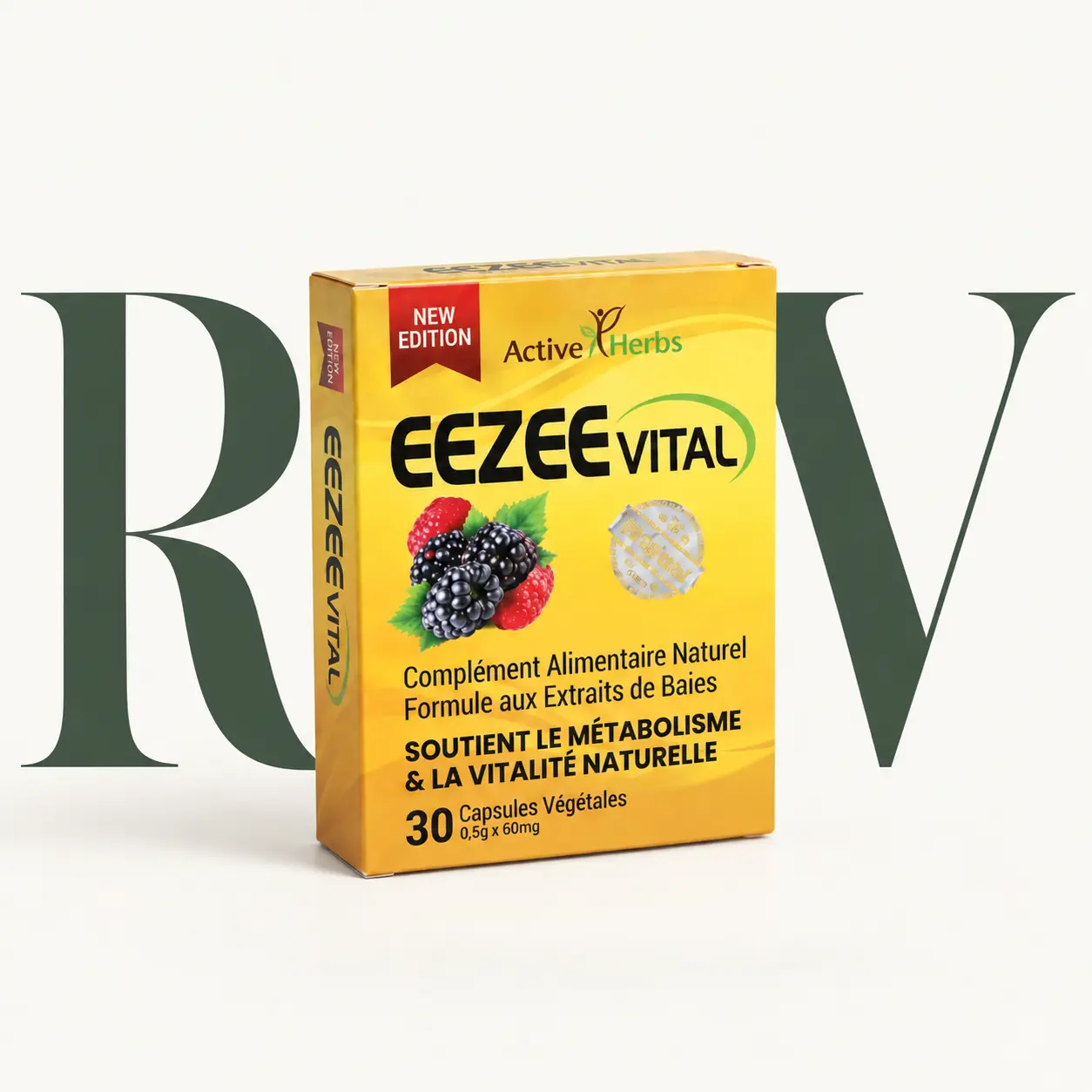 Active Herb – مكمل غذائي نباتي — عبوة المنتج